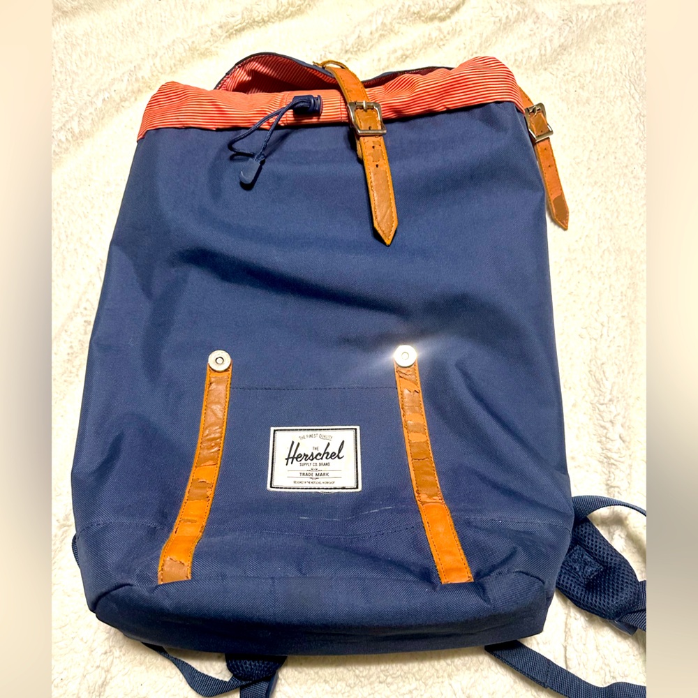 Herschel Blue and brown Backpack